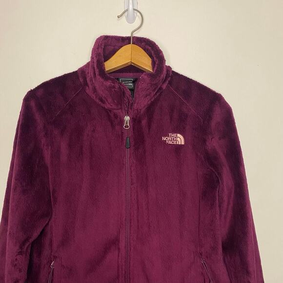 The North Face Women’s Black Osito Full Zip Fleece Jacket Coat Small Hiking - Picture 2 of 14